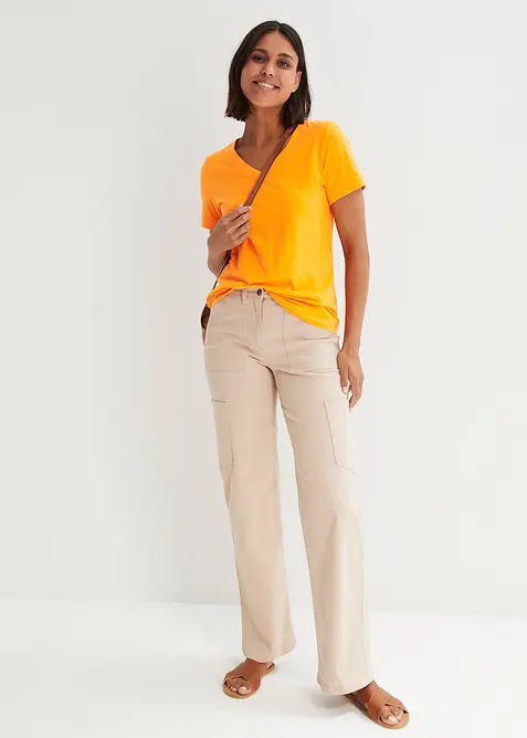 T-shirt in puro cotone, bonprix