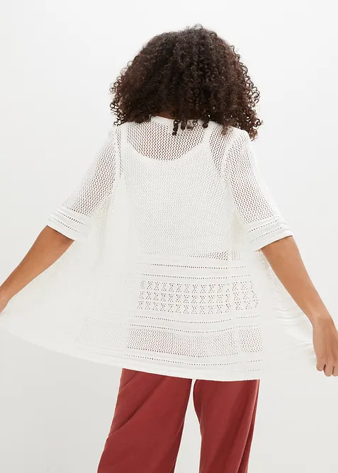 Cardigan traforato, bonprix