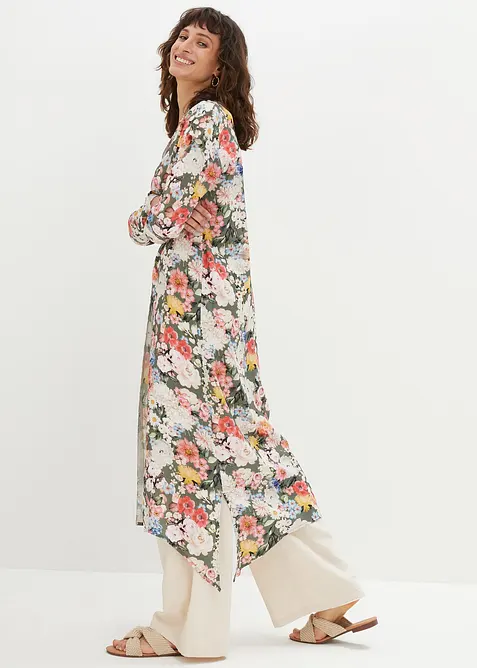 Camicia lunga in viscosa fluente, bonprix