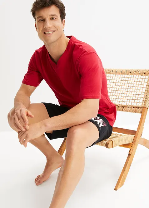 Pigiama estivo in cotone biologico, bonprix