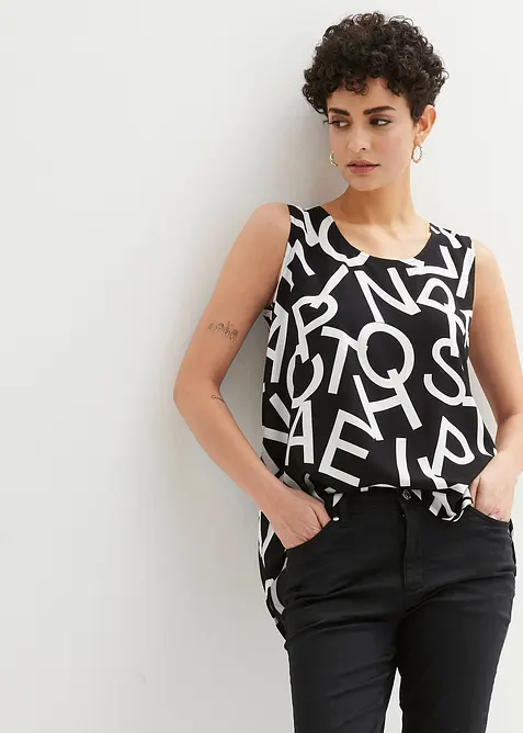 Top in viscosa fluente, bonprix