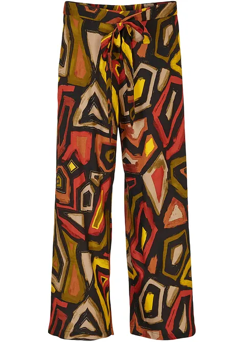 Pantaloni culotte in viscosa fluente, bonprix