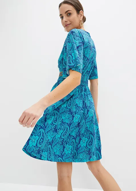 Miniabito in jersey fantasia, bonprix