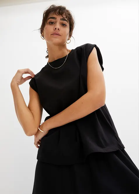 Maglia oversize in puro cotone biologico, bonprix