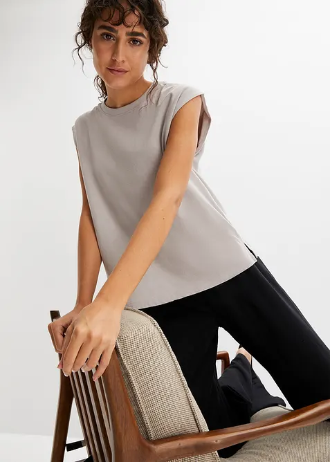 Maglia oversize in puro cotone biologico, bonprix