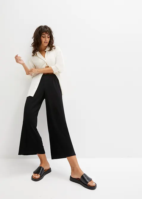 Pantaloni in jersey con comodo elastico in vita, bonprix