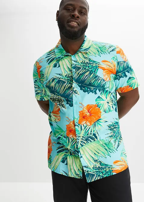 Camicia a maniche corte in puro cotone, bonprix