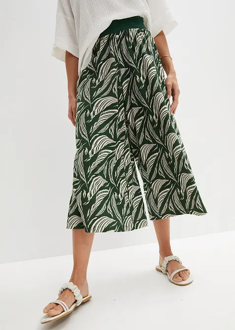 Pantaloni in jersey di misto viscosa e cotone, bonprix