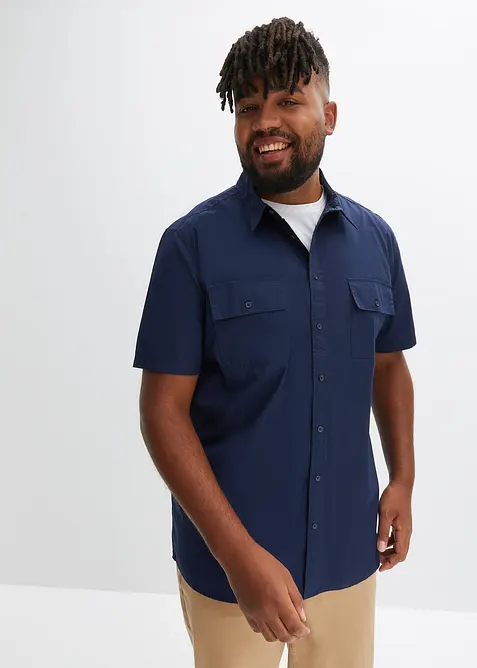 Camicia a maniche corte in puro cotone, bonprix