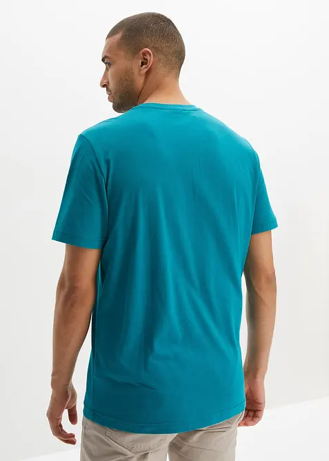 T-shirt in puro cotone (pacco da 2), bonprix