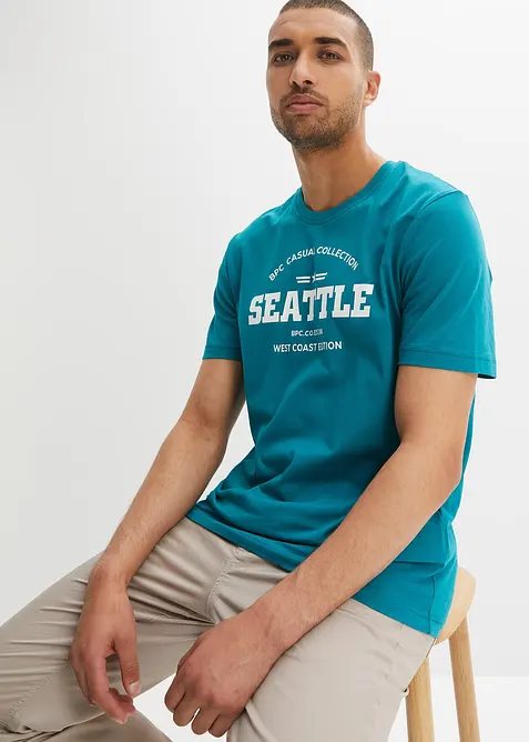 T-shirt in puro cotone (pacco da 2), bonprix