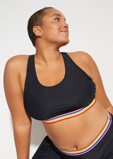 Reggiseno bustier con effetto modellante leggero, bonprix