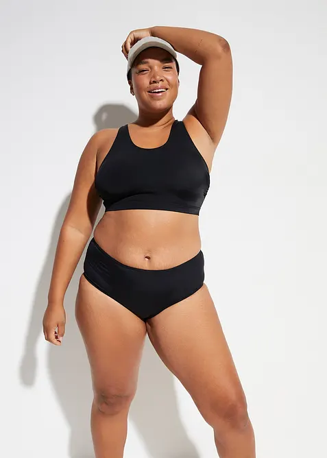 Reggiseno bikini a bustier con sottoseno regolabile, bonprix