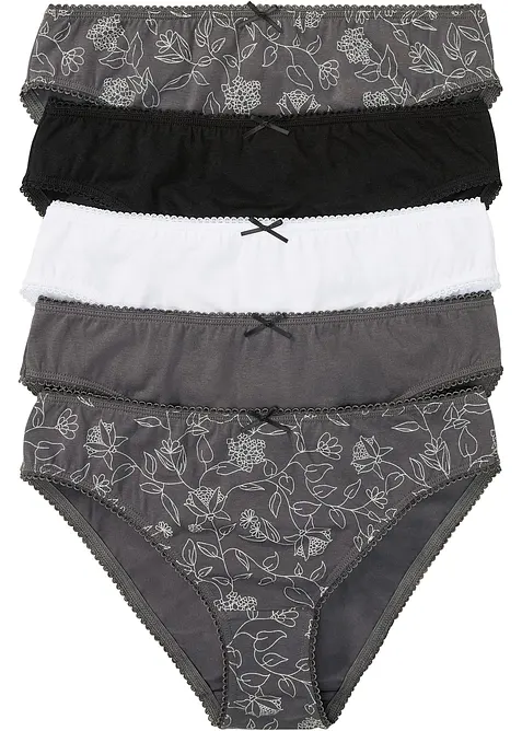 Slip con cotone biologico (pacco da 5), bonprix
