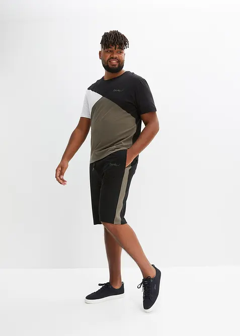 T-shirt e bermuda in felpa (set 2 pezzi), bonprix