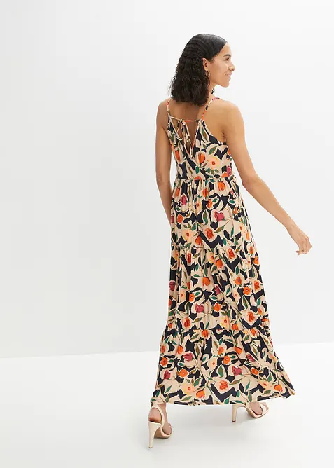 Abito lungo in morbido misto viscosa, bonprix