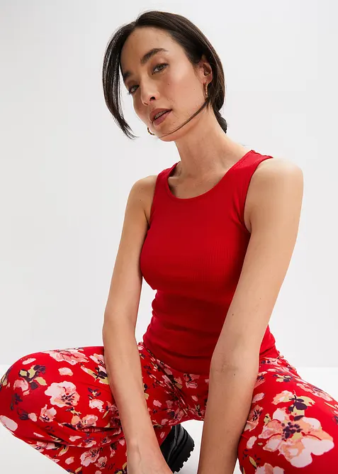 Top a costine in puro cotone biologico (pacco da 2), bonprix