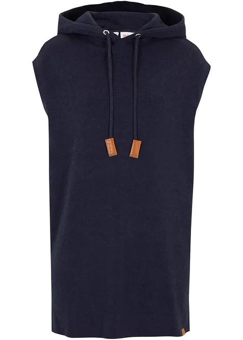 Gilet in maglia con cappuccio, bonprix