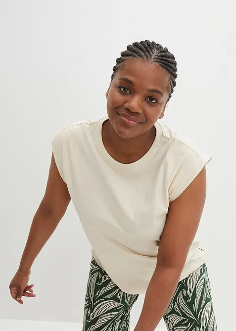 Maglia oversize in puro cotone biologico, bonprix