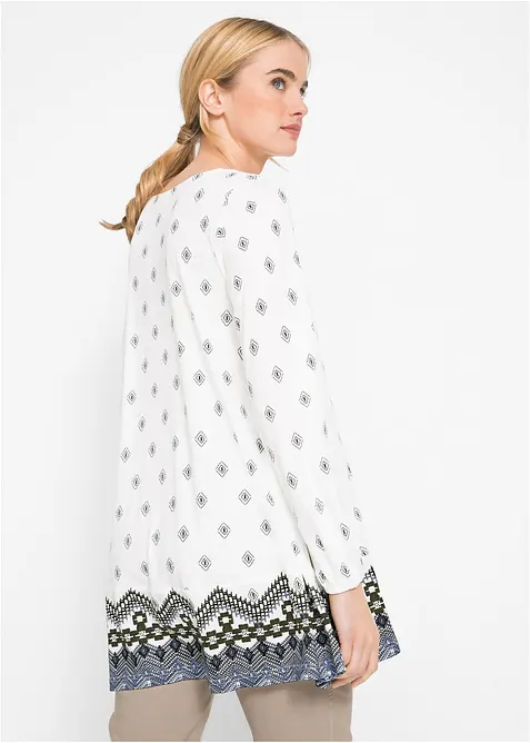 Maglia stile tunica in misto cotone e viscosa, bonprix