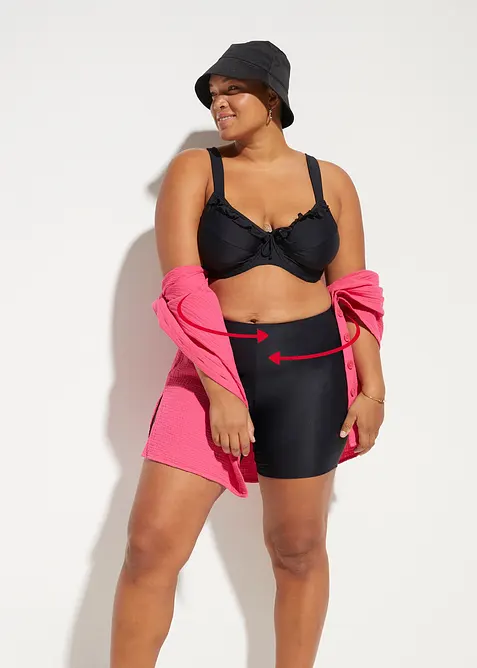 Pantaloncini per bikini con effetto modellante leggero, bonprix