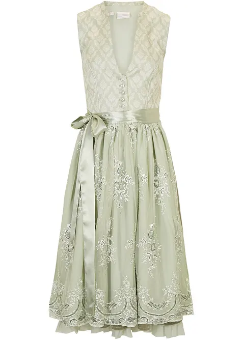 Abito bavarese con grembiule (set 2 pezzi), bonprix