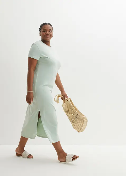 Abito lungo in puro cotone, bonprix