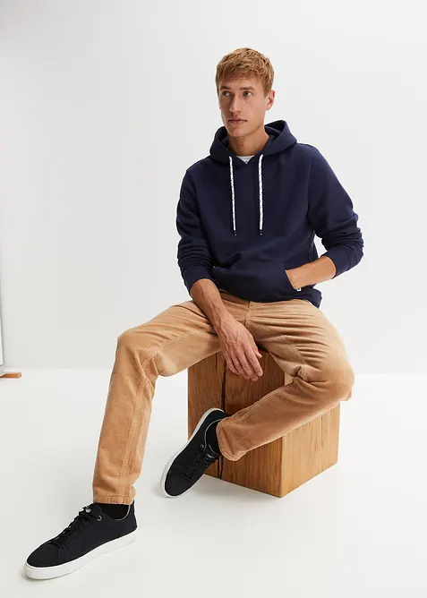 Felpa con cappuccio e taglio comfort, bonprix