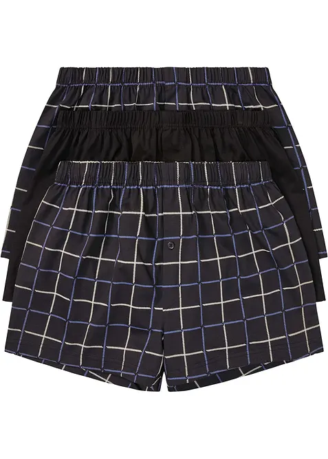 Boxer larghi in jersey di cotone (pacco da 3), bonprix