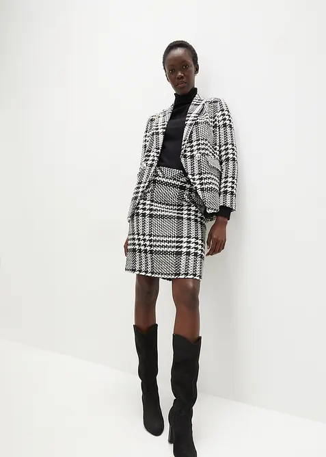 Gonna in bouclé morbido, bonprix