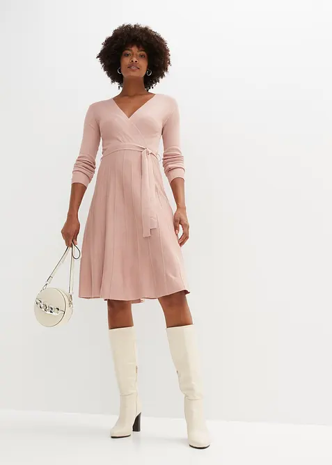 Abito in maglia misto viscosa, bonprix