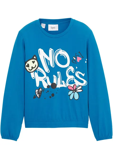 Maglia a maniche lunghe in puro cotone biologico, bonprix