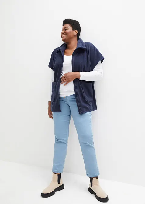 Gilet in pile di poliestere riciclato, bonprix