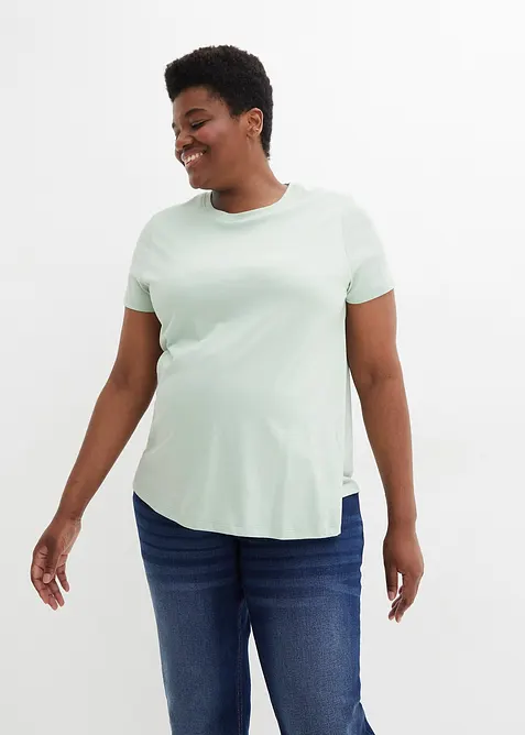 Maglia pr&eacute;maman / da allattamento 2 in 1 in cotone biologico (pacco da 2), bonprix