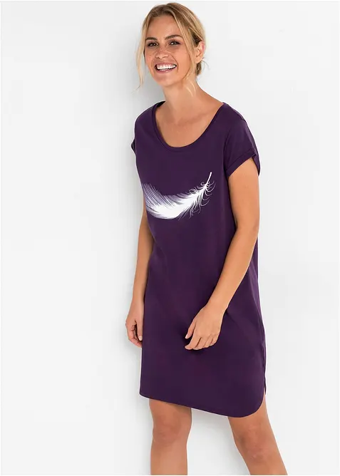 Camicia da notte corta in puro cotone biologico, bonprix