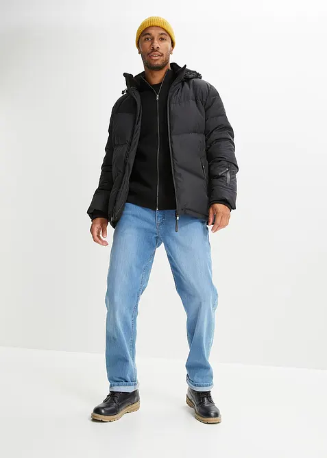 Piumino idrorepellente con finitura Bionic e fodera calda, bonprix