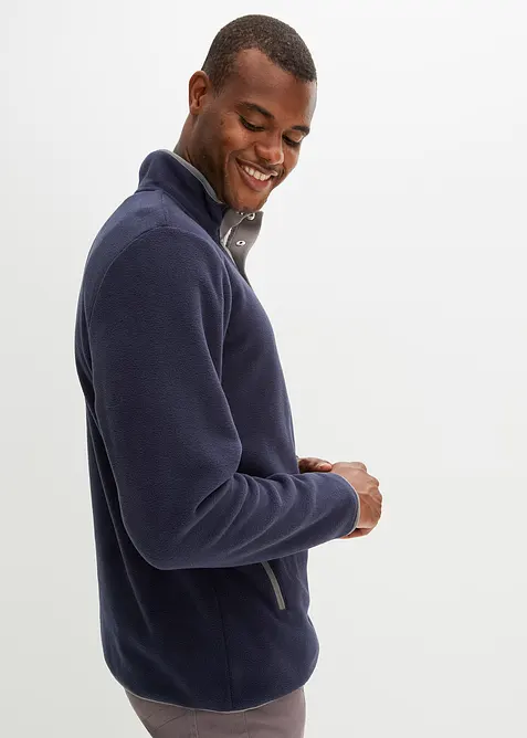 Pile con bottoni, tasche pratiche e bei dettagli a contrasto, bonprix