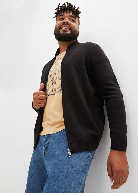 Cardigan in filato fine, bonprix