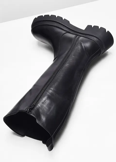 Stivali in pelle, bonprix