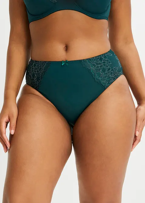 Slip alto con pizzo delicato (pacco da 2), bonprix