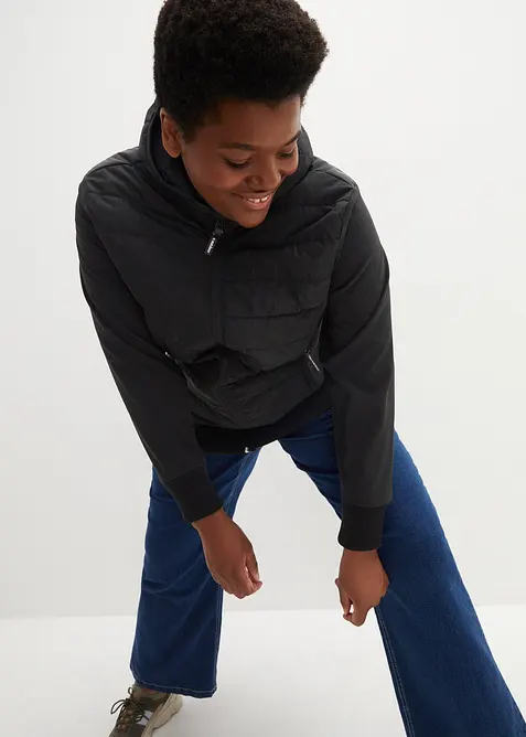 Giacca trapuntata ibrida indrorepellente in materiale misto, bonprix