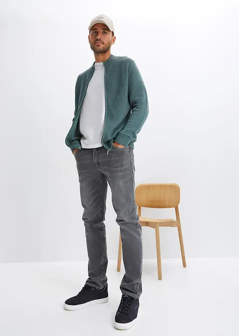 Cardigan in filato fine di puro cotone, bonprix