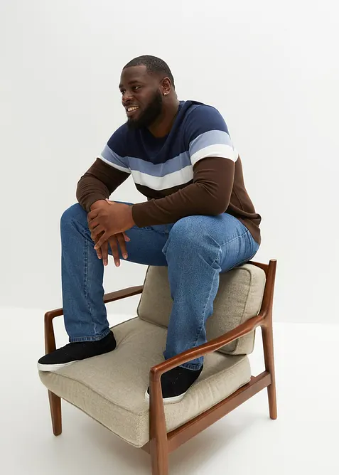 Maglione in filato fine con puro cotone, bonprix