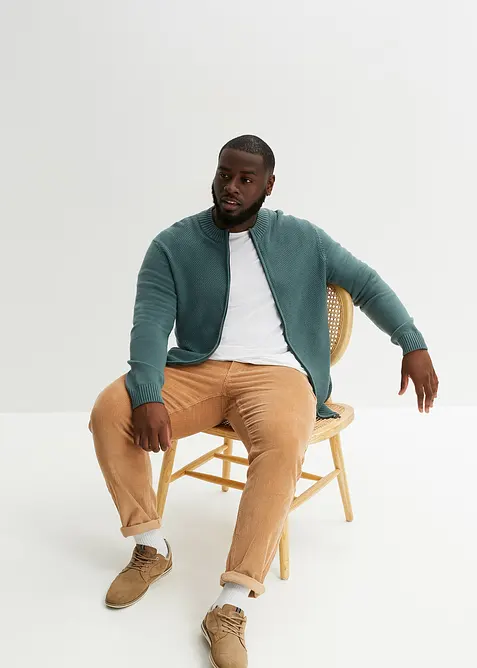 Cardigan in filato fine di puro cotone, bonprix