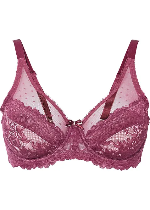 Reggiseno minimizer con pizzo delicato, bonprix