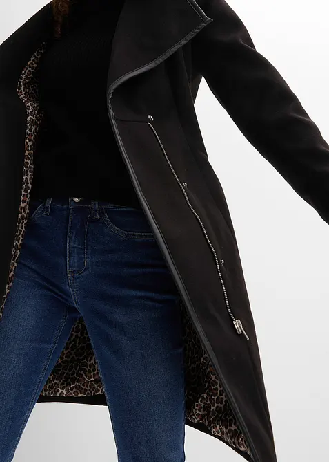 Cappotto corto in simil lana, bonprix