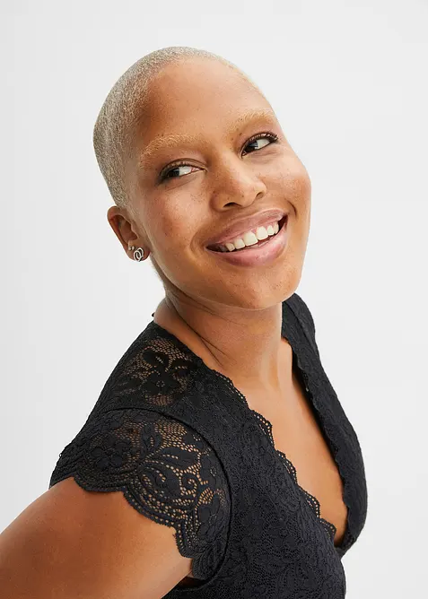 Body in velluto senza ferretto, bonprix