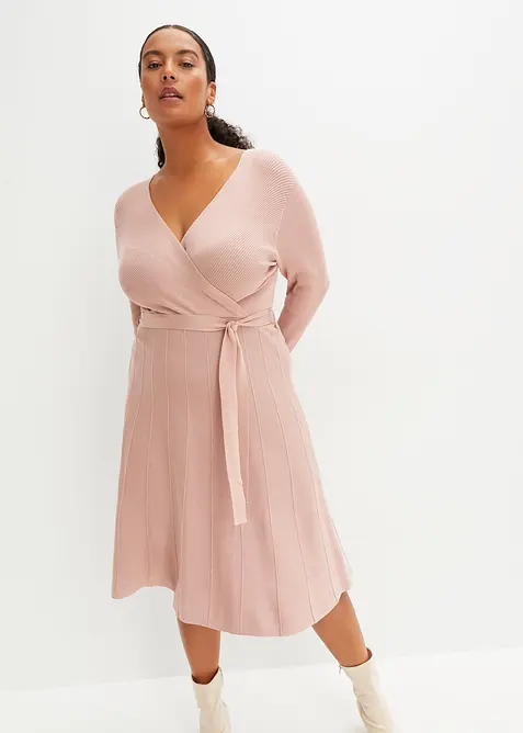 Abito in maglia misto viscosa, bonprix