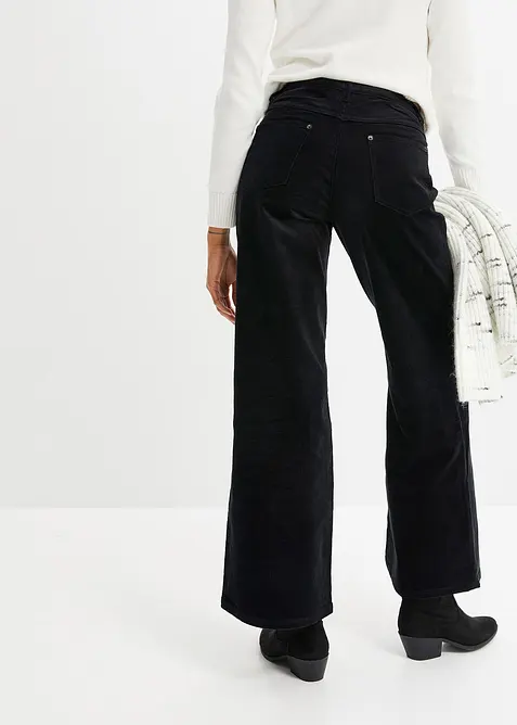 Pantaloni larghi di velluto a coste, bonprix