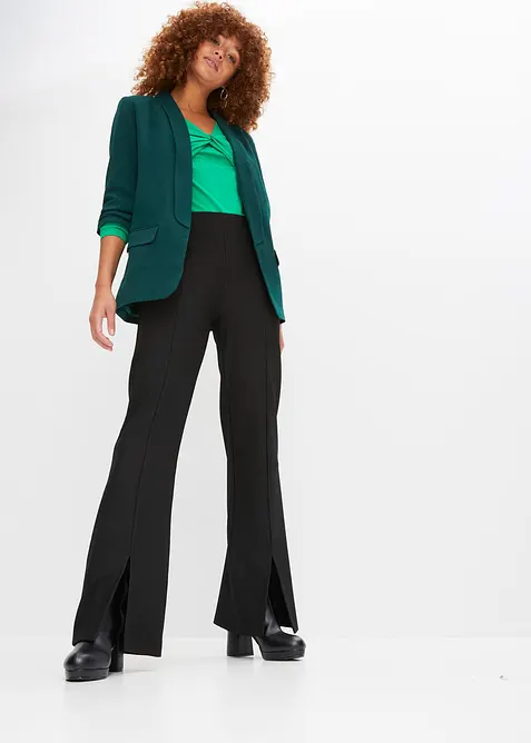 Blazer lungo con maniche drappeggiate, bonprix